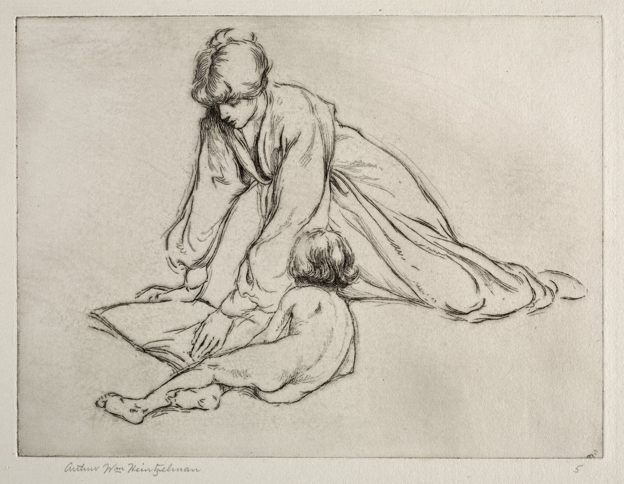 Solbadet av Arthur William Heintzelman