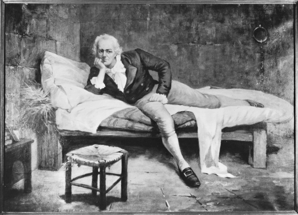 Francisco de Miranda i fengselet i La Carraca, Cadiz, Spania, tidlig på 1800-tallet, 1896 av Arturo Michelena