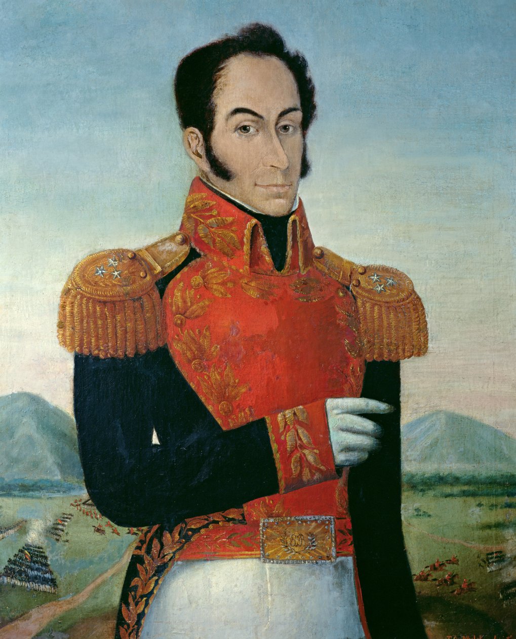 Simon Bolivar (1783–1830) av Arturo Michelena
