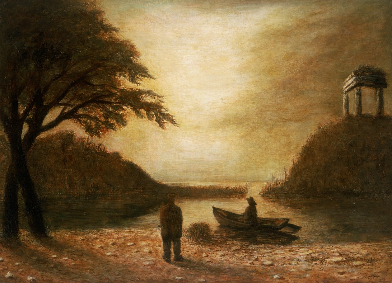 Kveldslandskap, 1934 av Arturo Nathan