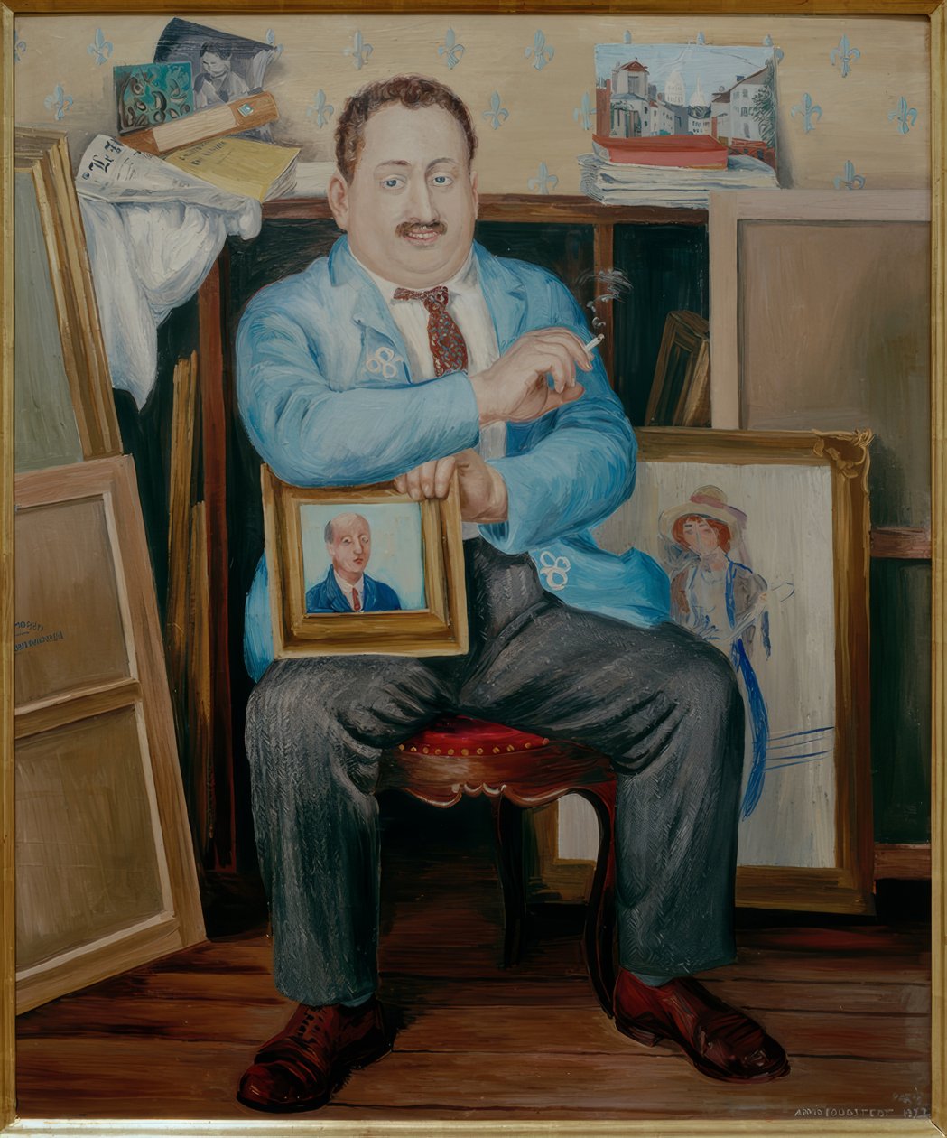 Portrett av Adolphe Basler av Arvid Fougstedt