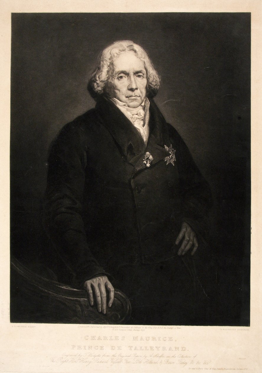 Charles Maurice Prince of Talleyrand, pub. 1835 av Ary Scheffer