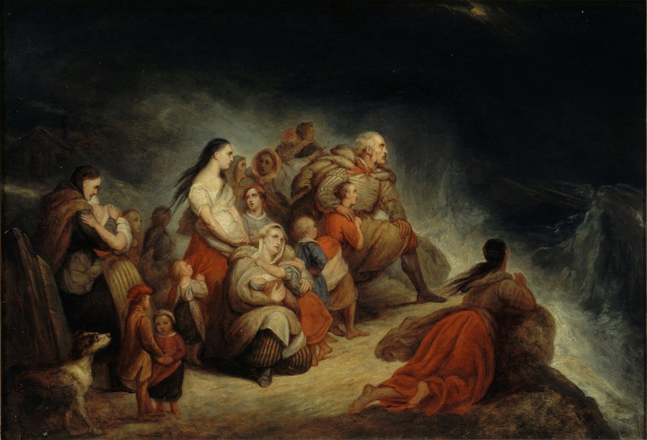 Stormen, ca 1820. av Ary Scheffer