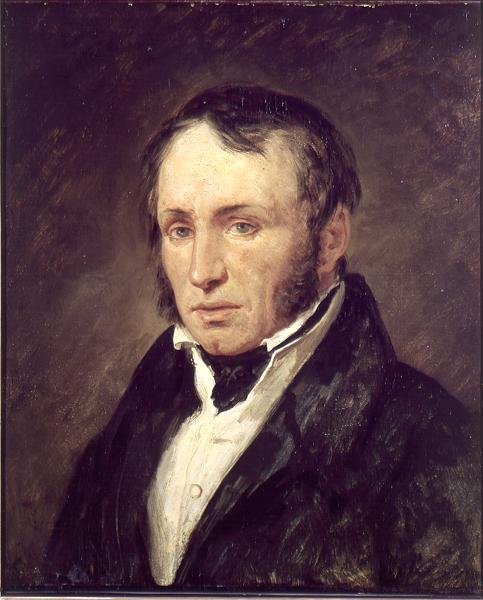 Portrett av Paul Louis Courier (1772-1825) av Ary Scheffer