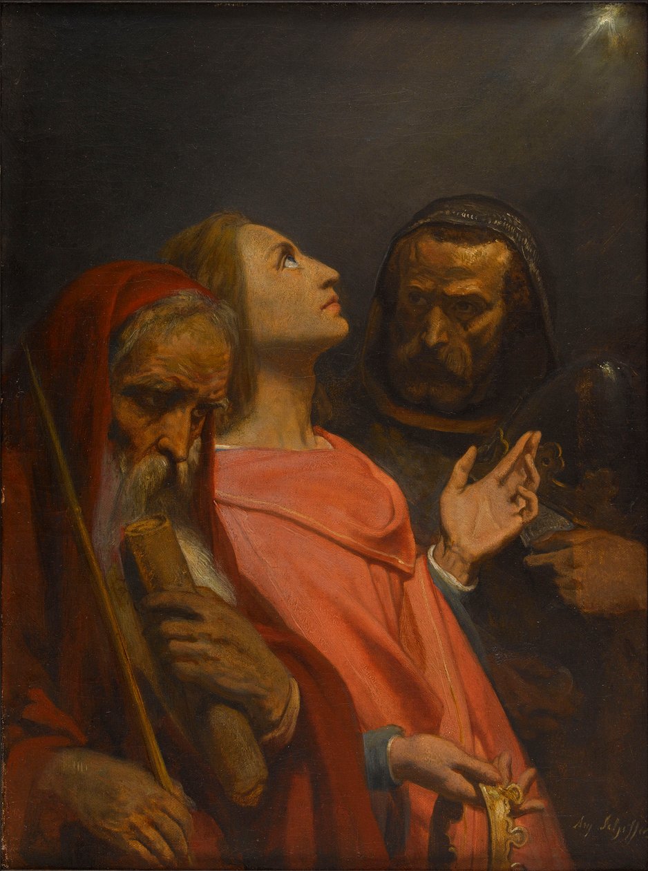 Magienes tilbedelse, 1841-1844. av Ary Scheffer