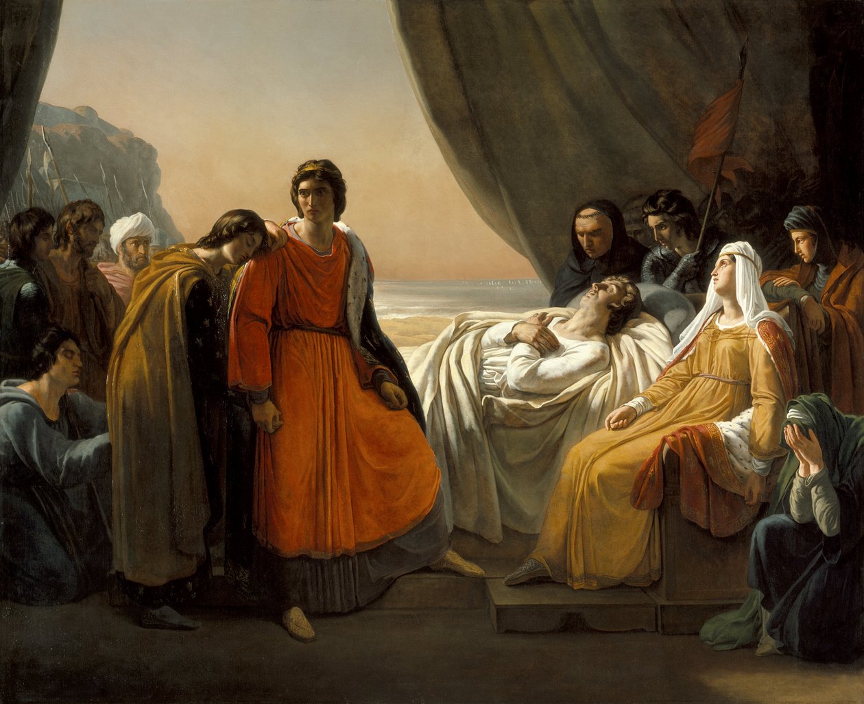 The Death of Saint Louis, ca. 1817 av Ary Scheffer