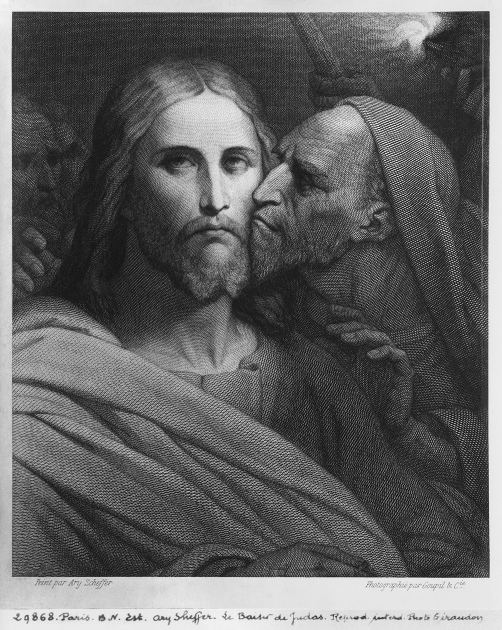 Judas kyss av Ary Scheffer