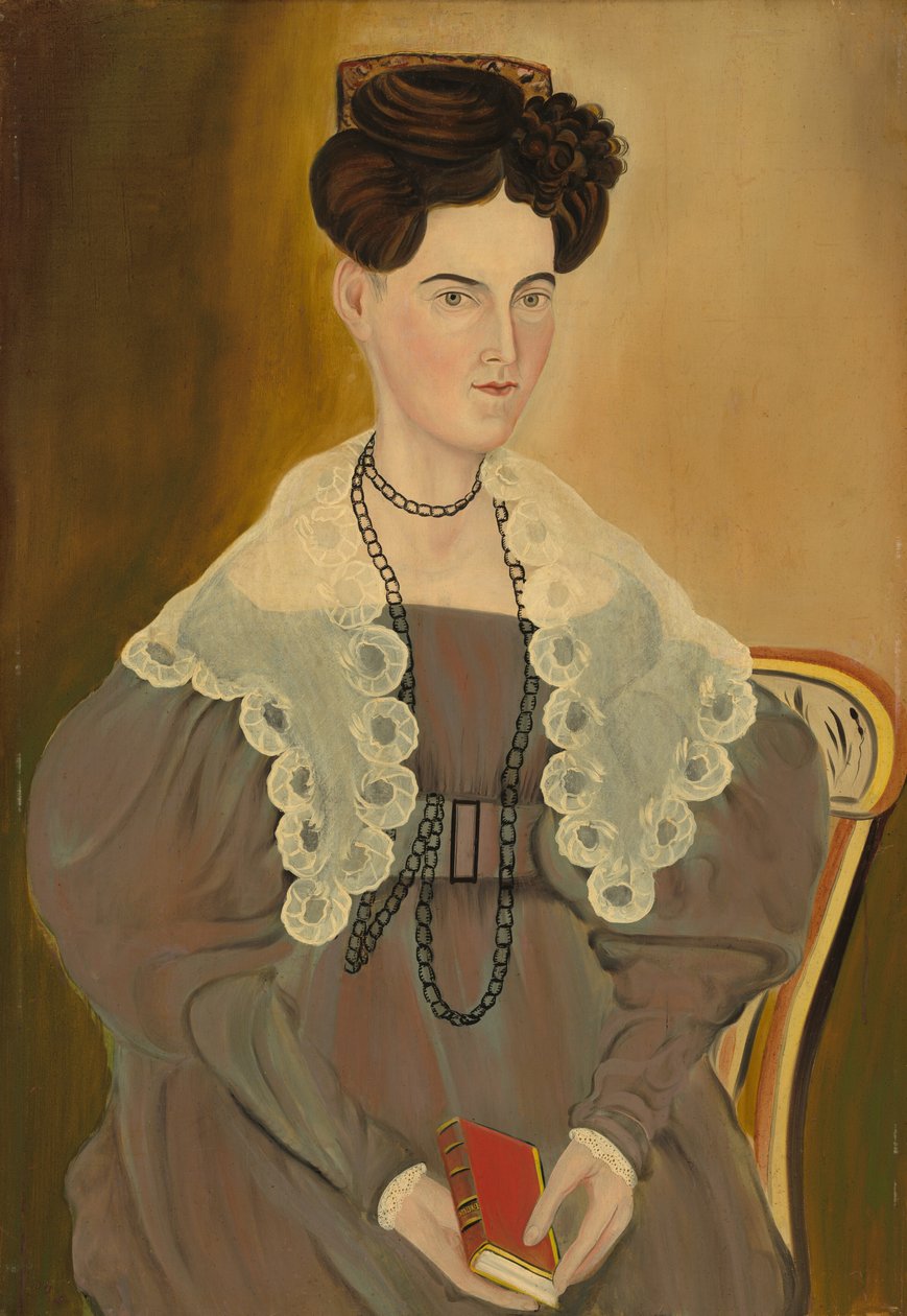 Hannah Fisher Stedman, 1833. av Asahel Powers