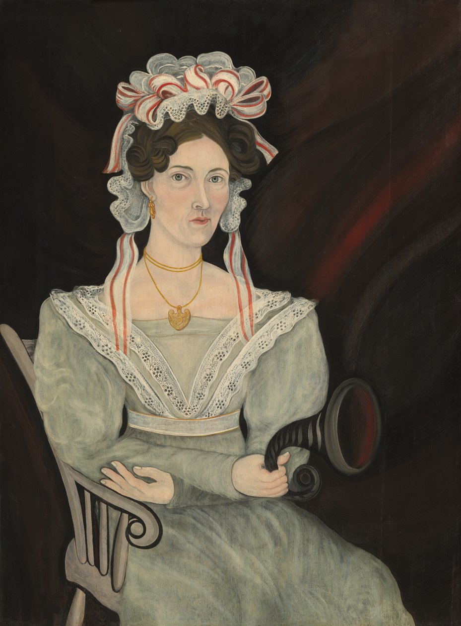 Muligens Mrs. William Sheldon, ca. 1831. av Asahel Powers
