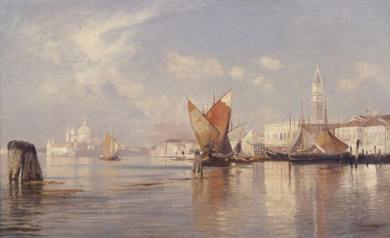 På lagunen, Venezia av Ascan Lutteroth