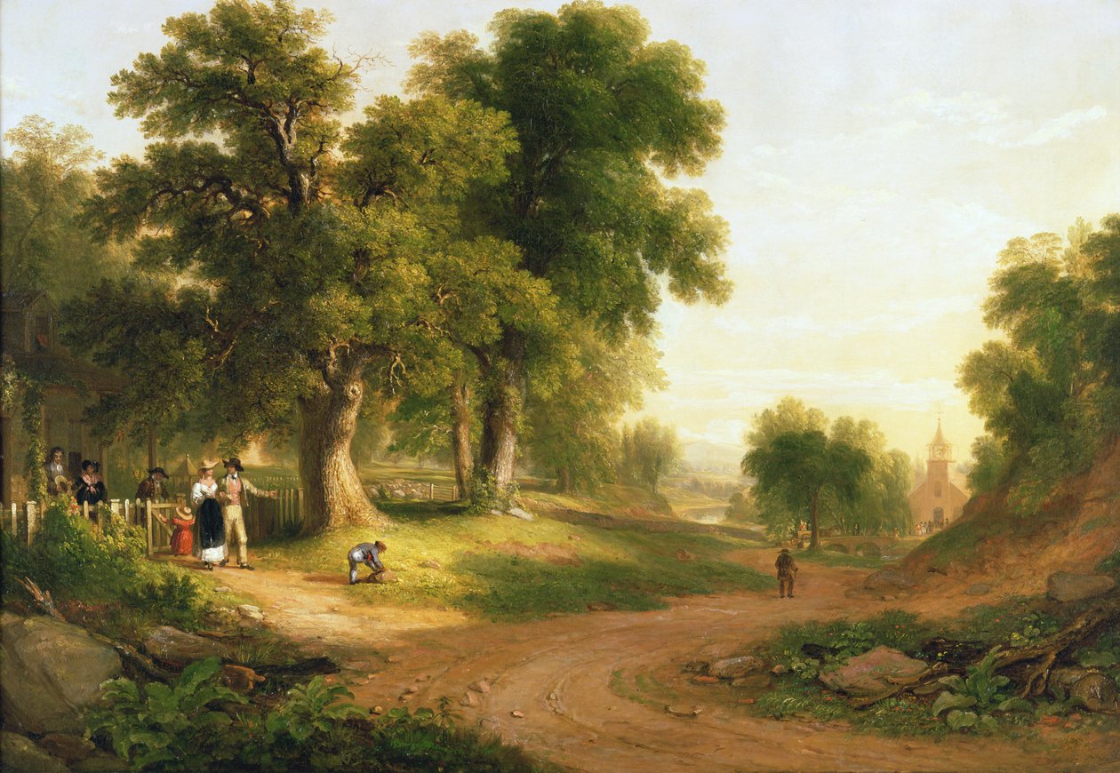 Søndag morgen, 1839 av Asher Brown Durand