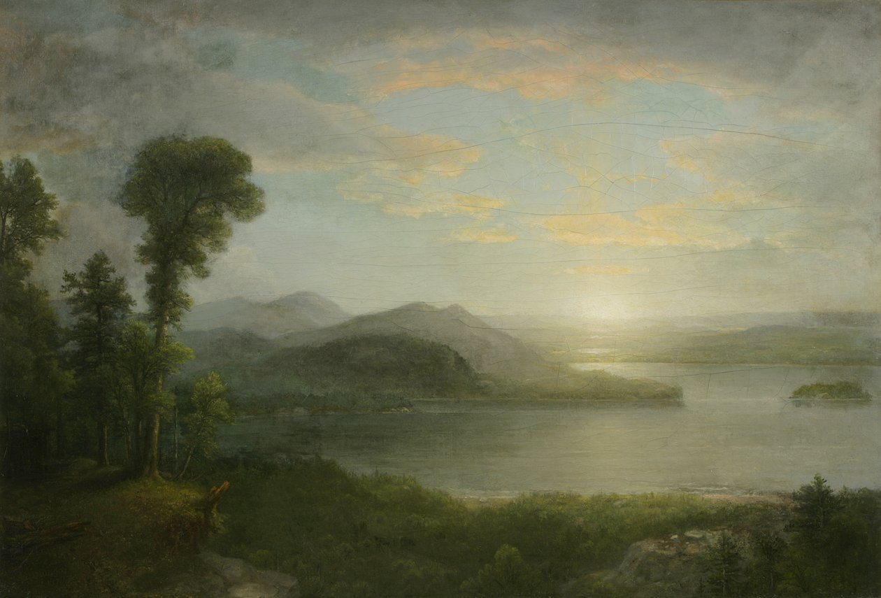 Solnedgang: Suvenir of the Adirondacks, 1878 av Asher Brown Durand