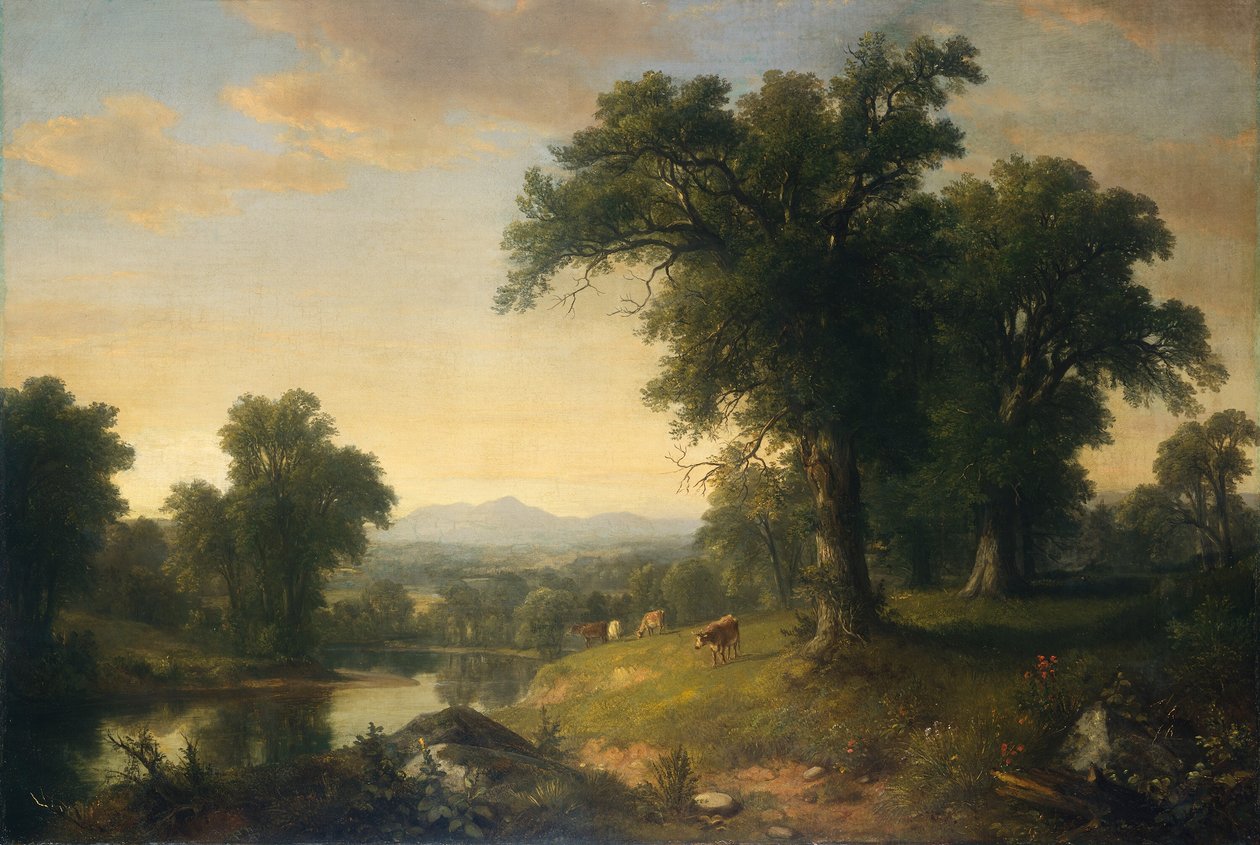 En pastoral scene, 1858. av Asher Brown Durand