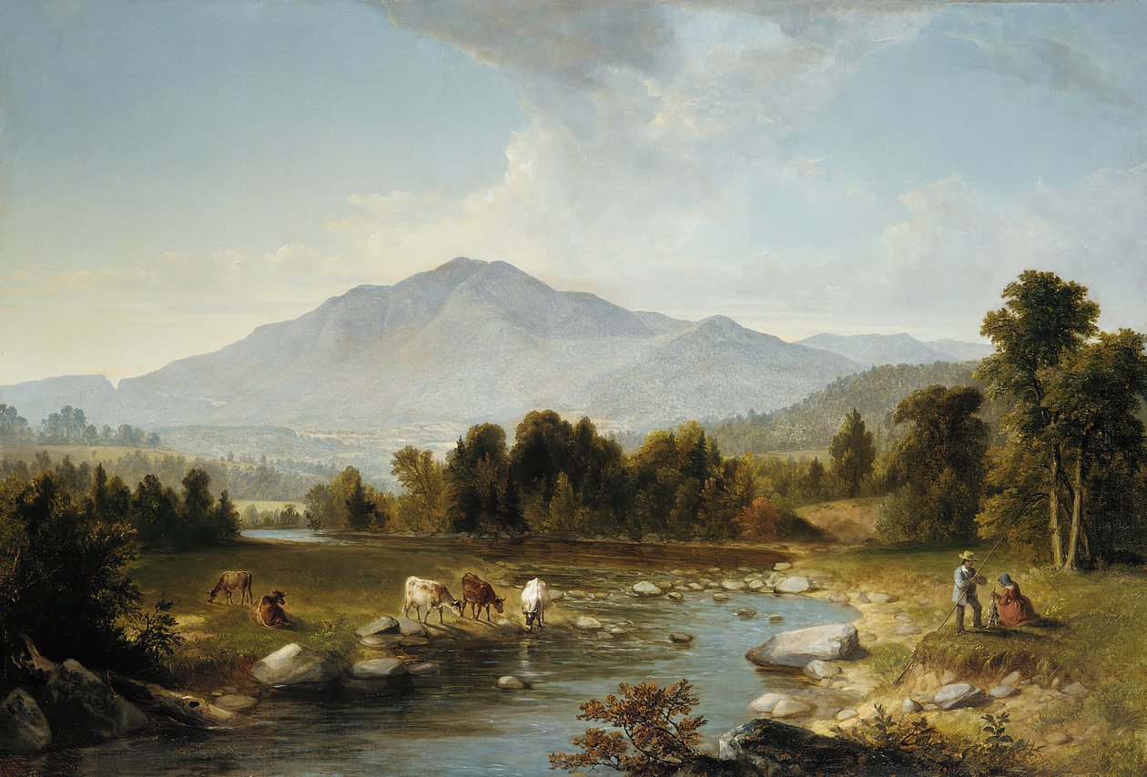 Høydepunkt: Shandaken-fjellene, 1853. av Asher Brown Durand