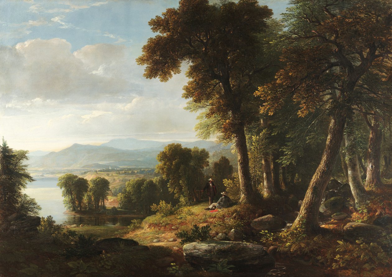 Landskap, 1850 av Asher Brown Durand