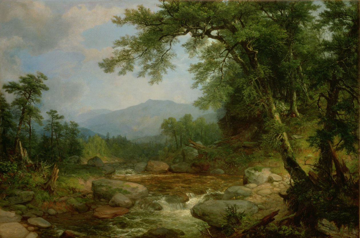 Monument Mountain, Berkshires, 1855-60 av Asher Brown Durand