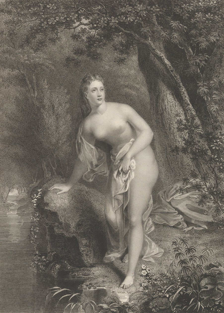 Musidora, 1825. av Asher Brown Durand