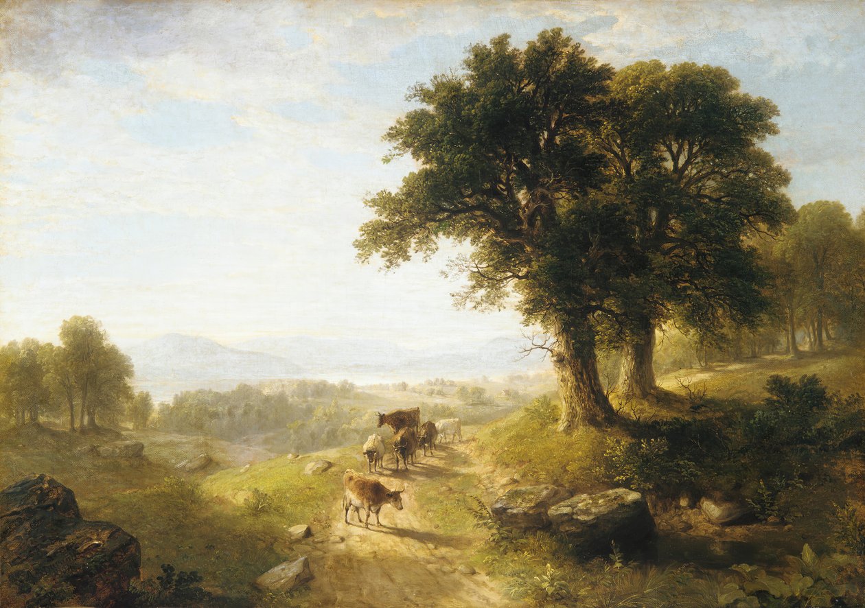 Elvescene, 1854. av Asher Brown Durand