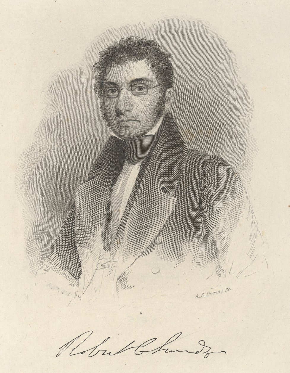 Robert C. Sands, ca. 1829. av Asher Brown Durand