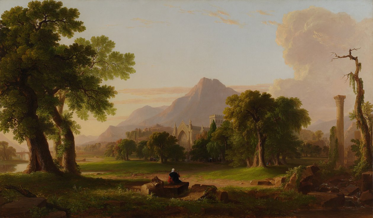 Livets aften, 1840 av Asher Brown Durand