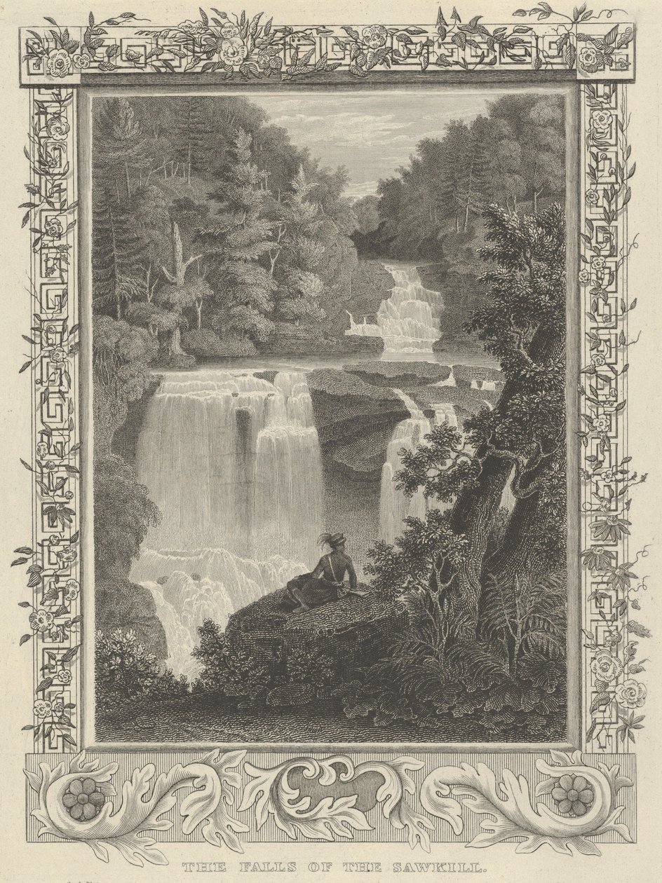 The Falls of the Sawkill, 1830. av Asher Brown Durand