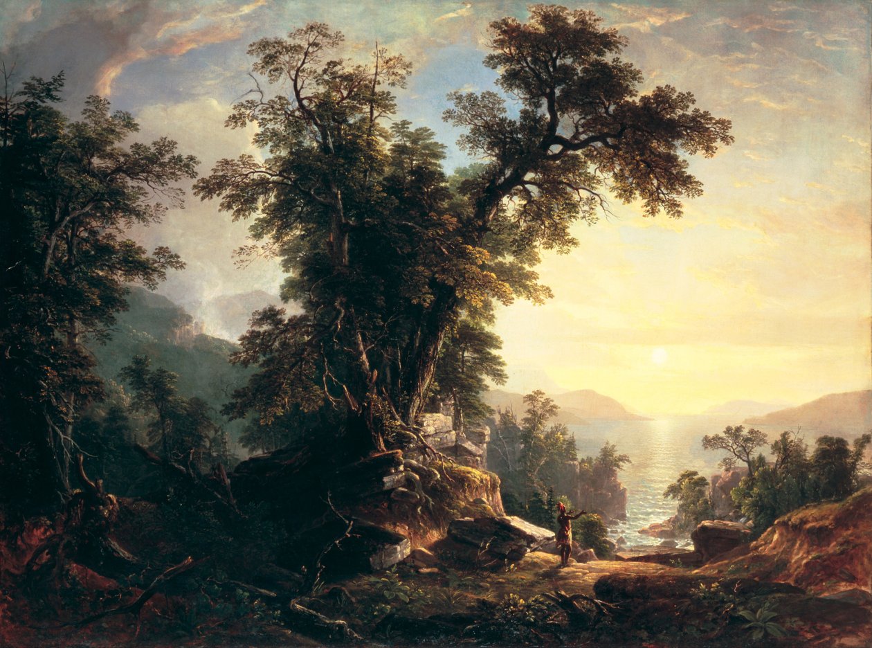 Indianernes Vesper, 1847 av Asher Brown Durand