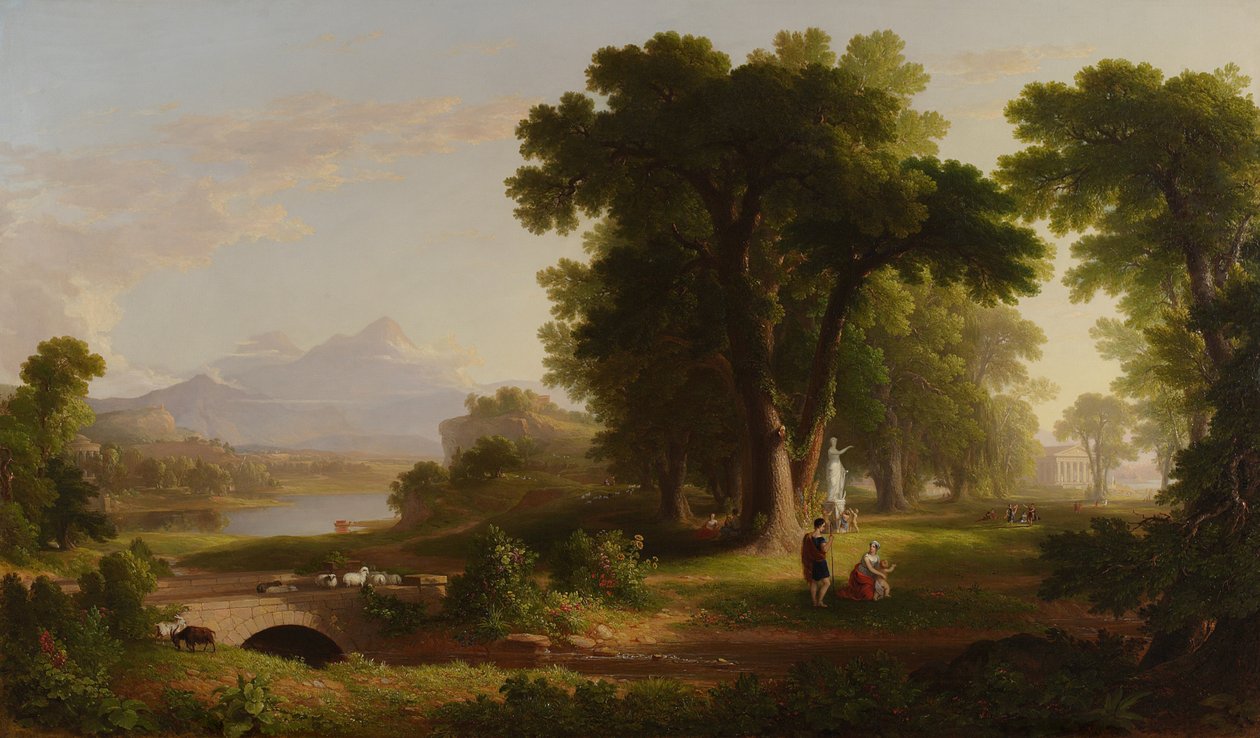 Livets morgen, 1840 av Asher Brown Durand