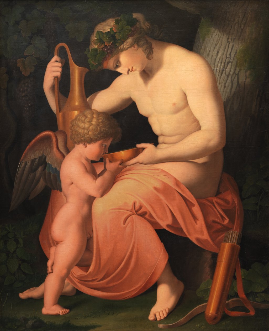Bacchus og Amor av Asmus Jacob Carstens