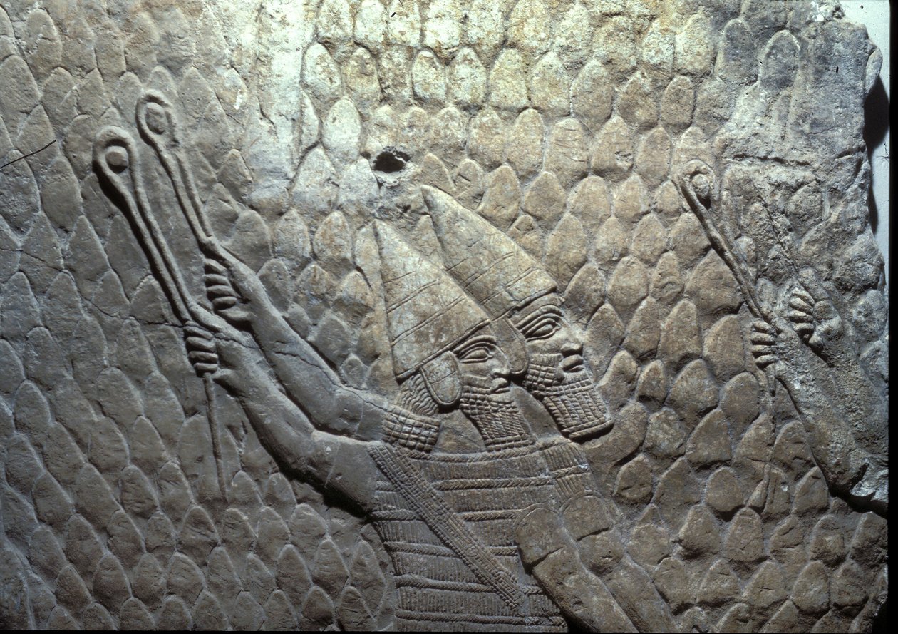 Assyriske slyngler, Sanheribs-palasset, Nineve av Assyrian