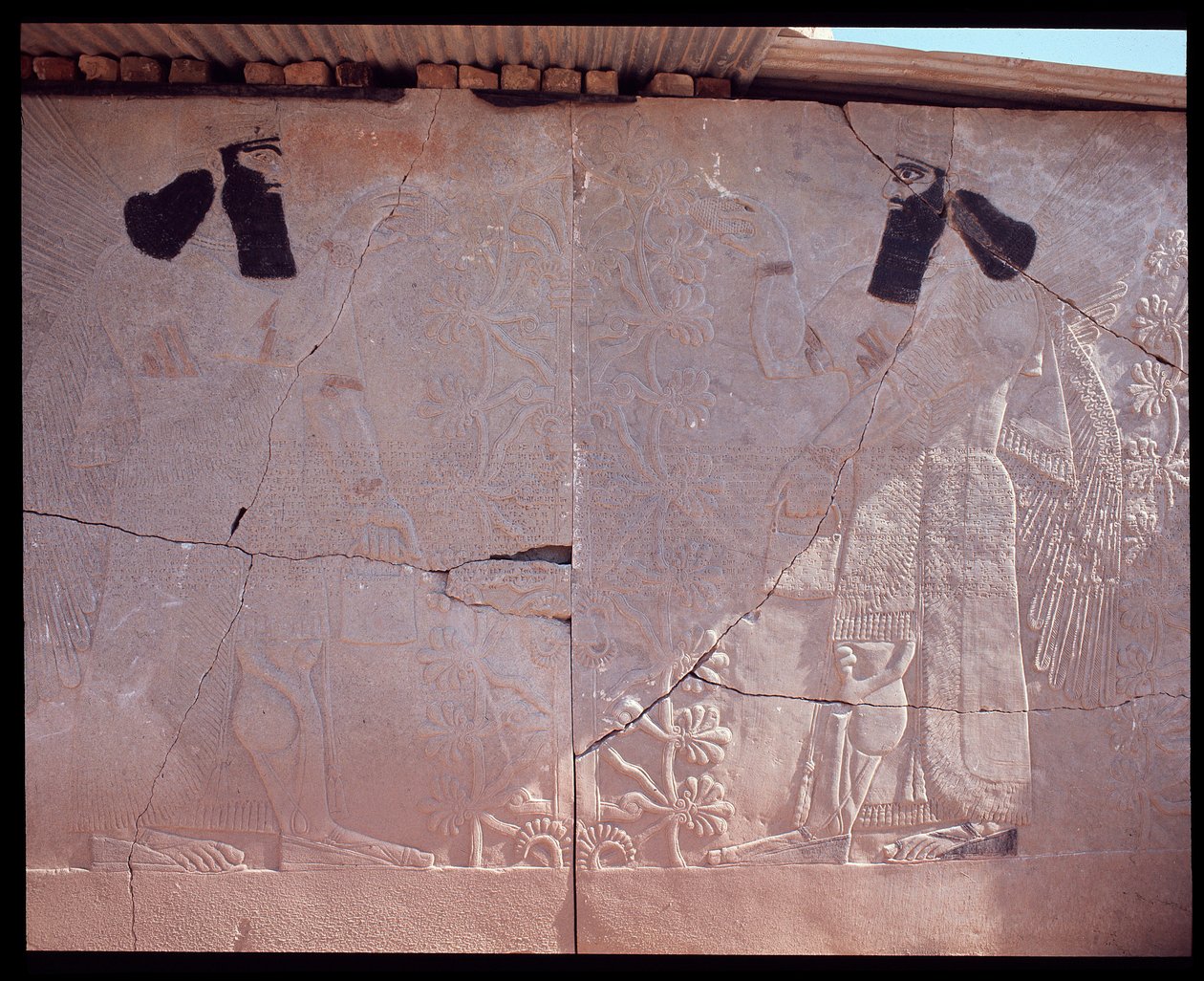 Utsikt over et relieff, 9.-7. århundre f.Kr av Assyrian