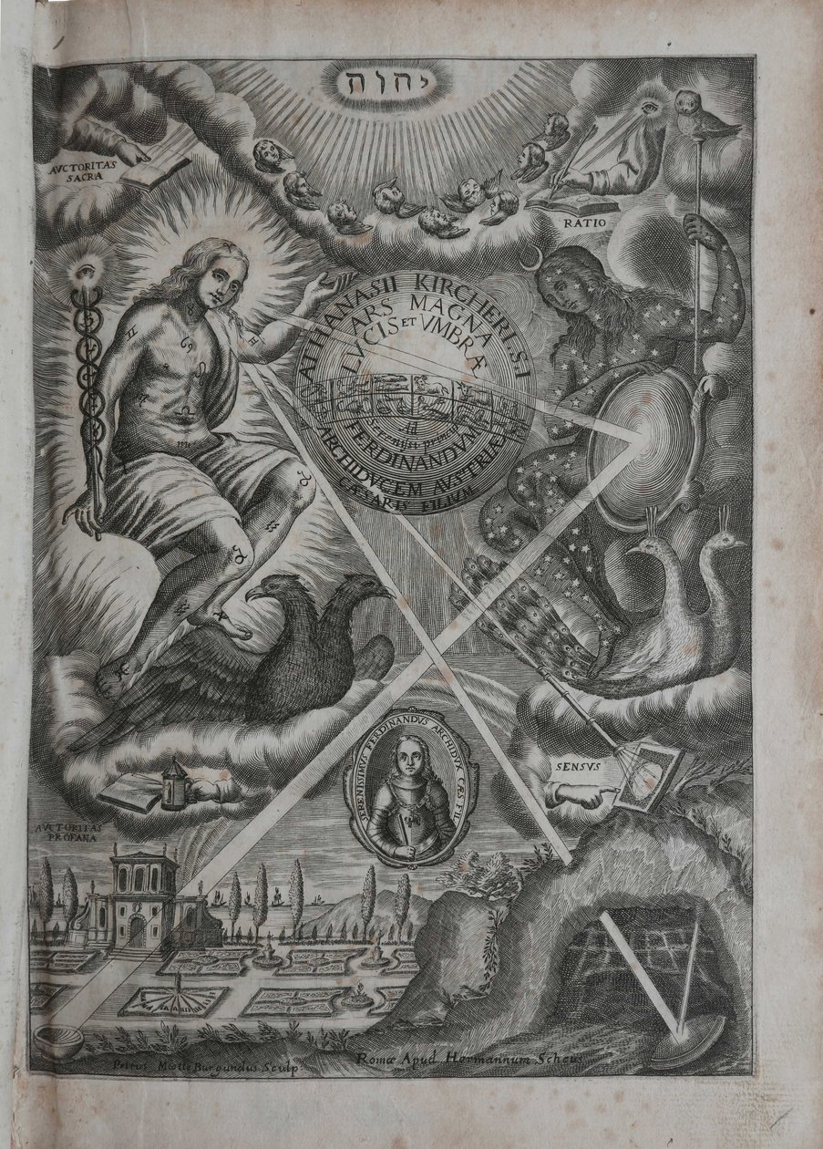 Den store kunsten av lys og skygge, 1646 av Athanasius Kircher