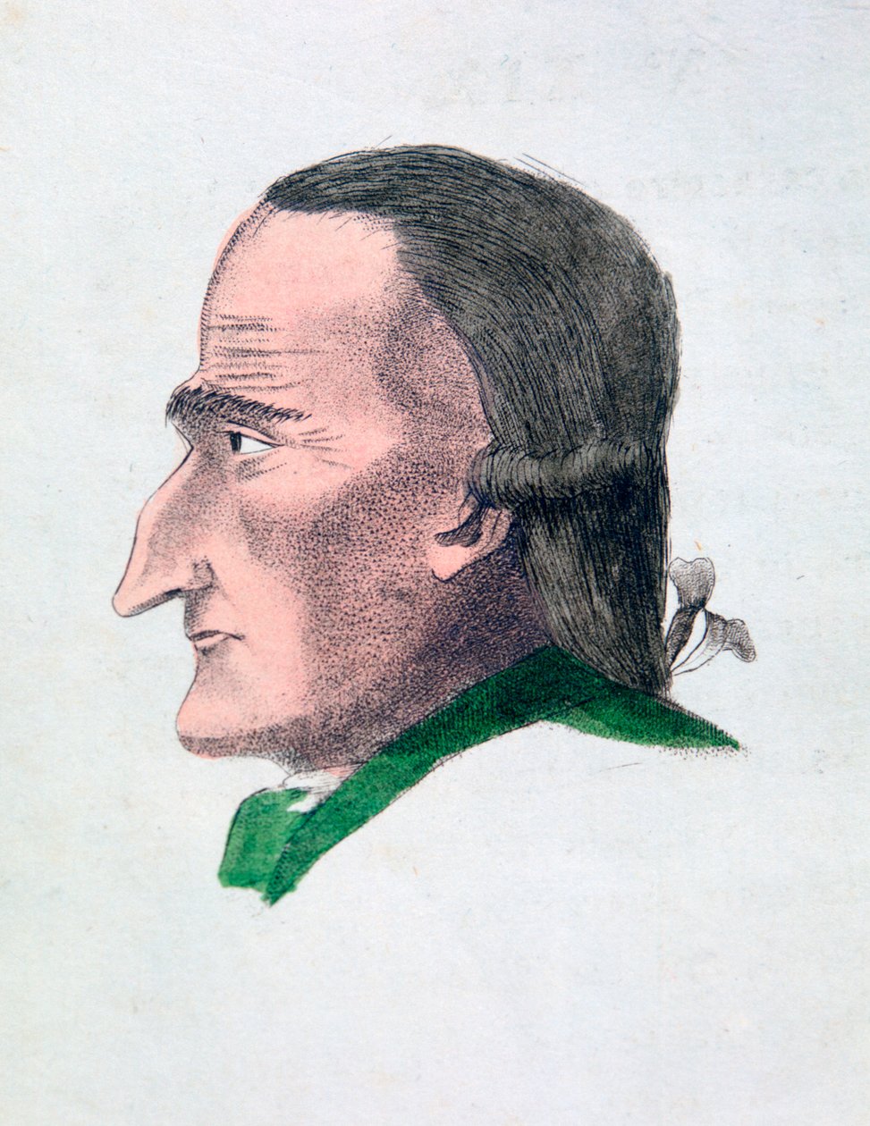 Ansiktsegenskapene til en gnier, 1808 av Athanasius Kircher