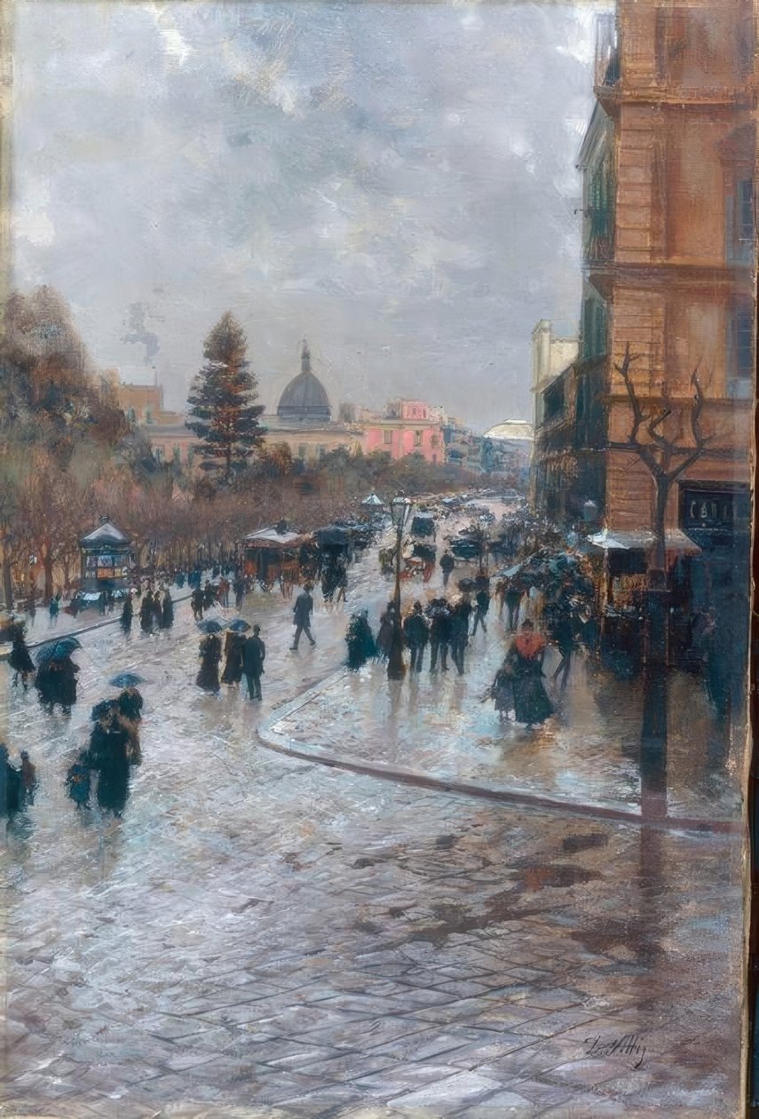 Gate i Paris av Attilio Pratella