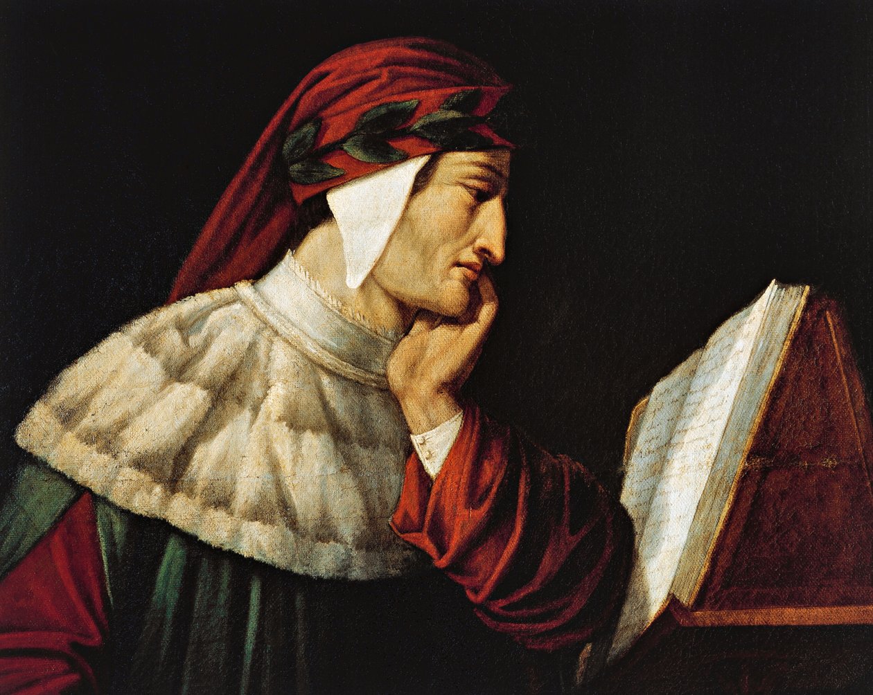 Portrett av Dante Alighieri (Firenze av Attilio Roncaldier