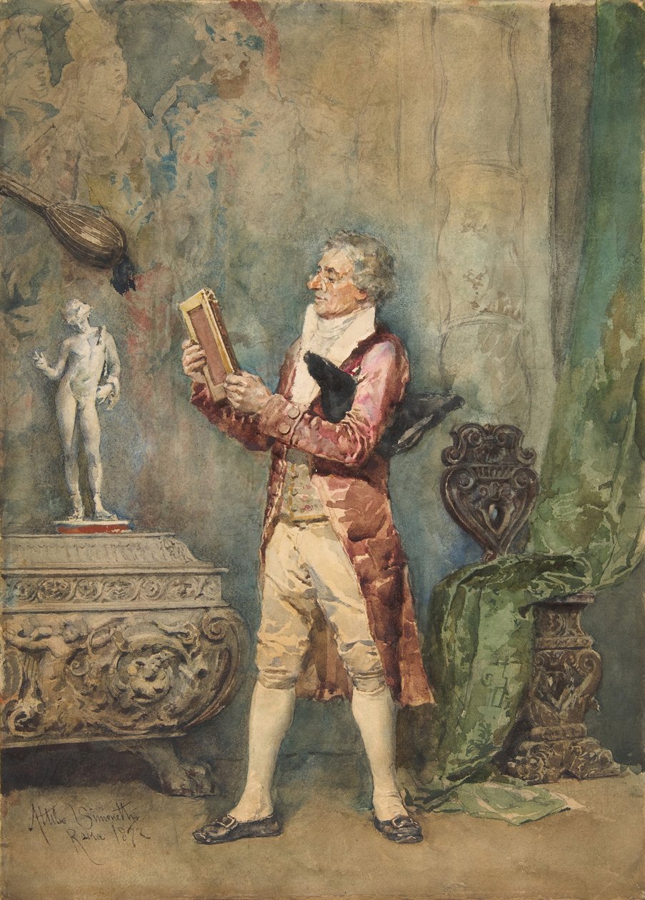Amatøren, ca. 1863-1925. av Attilio Simonetti
