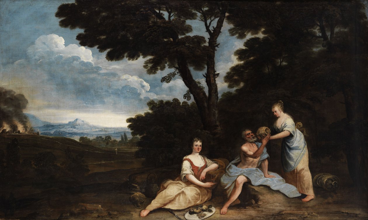 Lot og døtrene hans av Giuseppe Zola