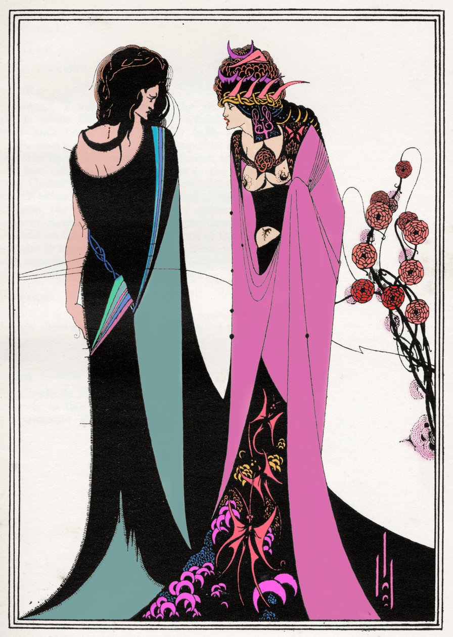 John og Salome av Aubrey Beardsley