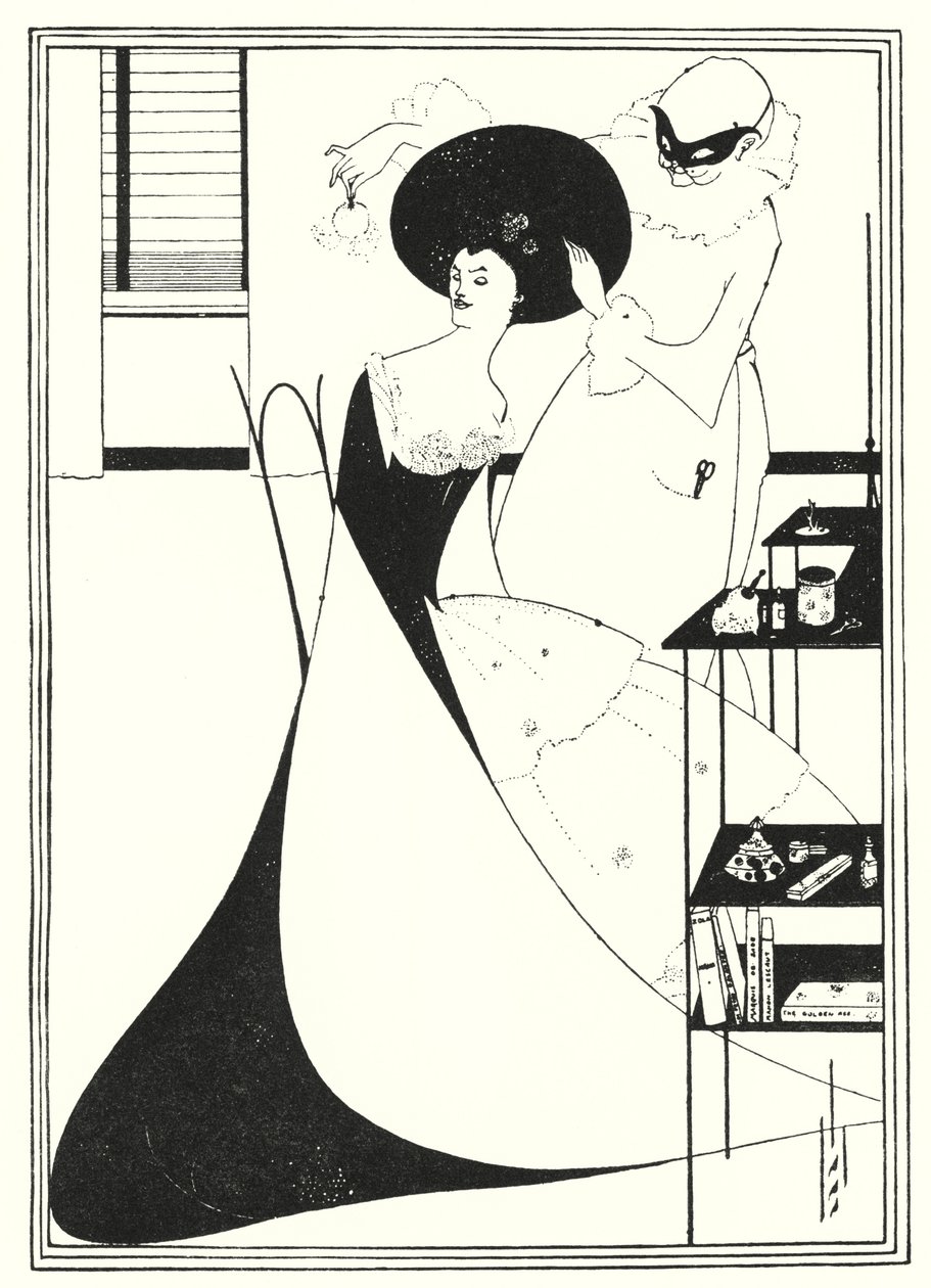 The Toilette of Salome (gravering) av Aubrey (after) Beardsley