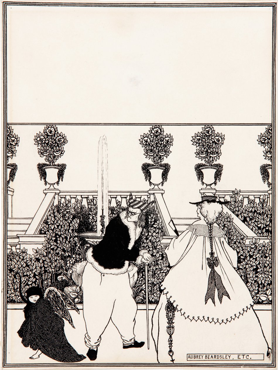 Omslagsdesign for The Savoy, 1896 av Aubrey Beardsley