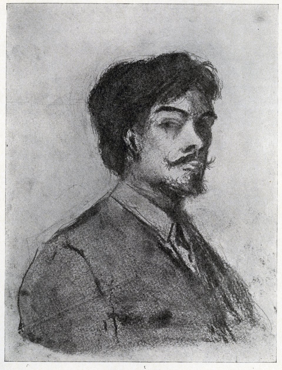 Henry Harland (kull) av Aubrey Beardsley