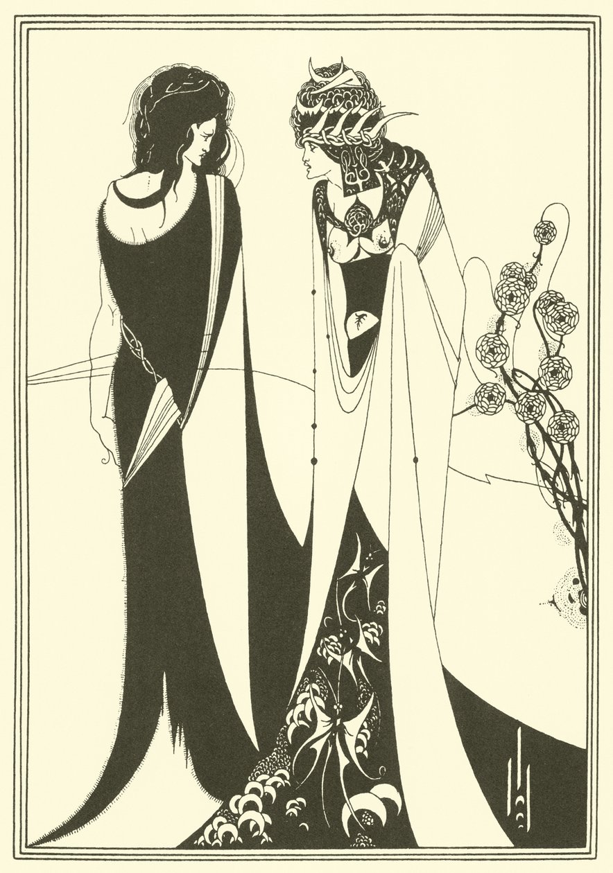 John og Salome av Aubrey Beardsley