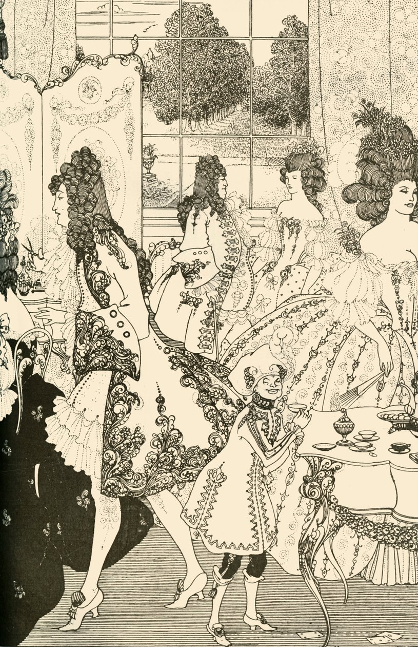 Låsens voldtekt, 1896, 1928. av Aubrey Beardsley