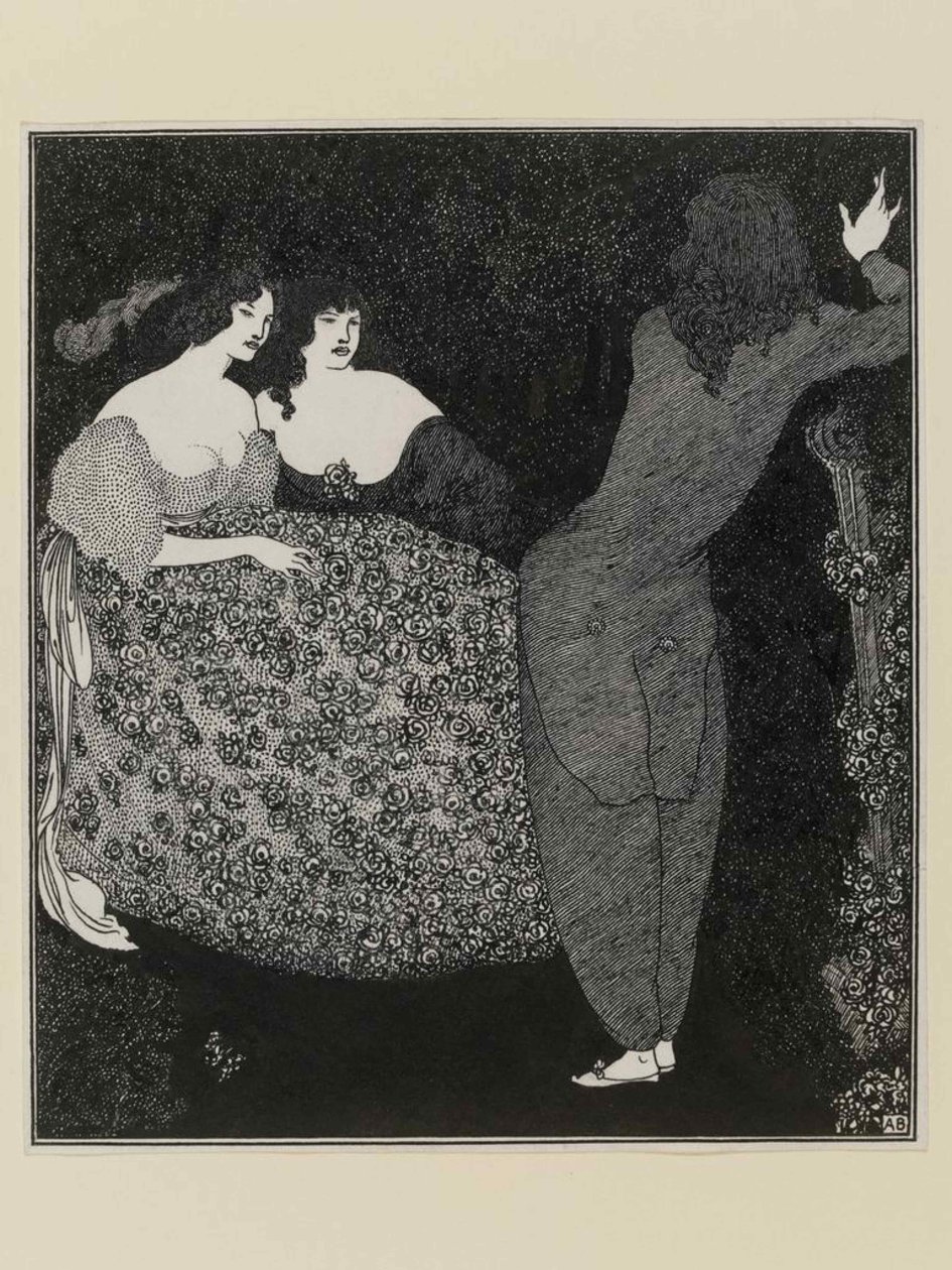 Tristan og Isolde, 1896. av Aubrey Beardsley