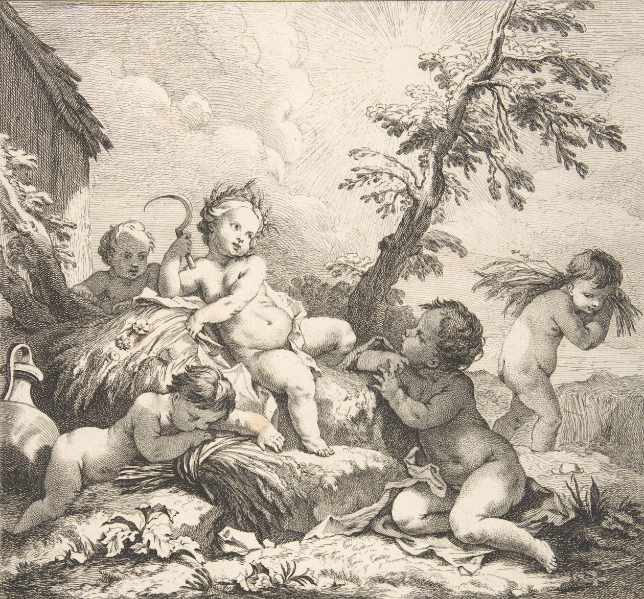Sommeren, 1735 av Audran Benoit II
