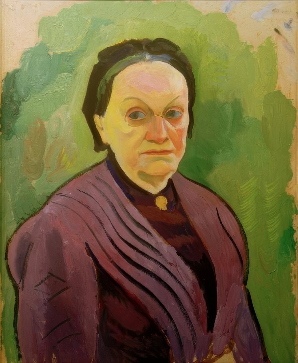 Portrettstudie Katharina Koehler av August Macke
