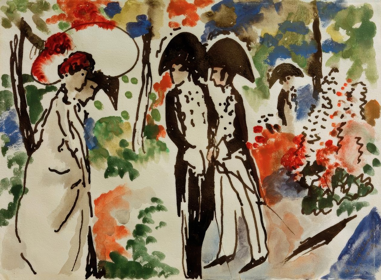 Promenade av August Macke