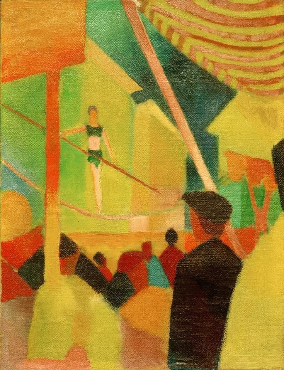 Seiltänzerin av August Macke