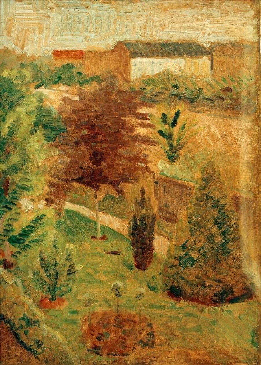 Hagen vår i Bonn av August Macke