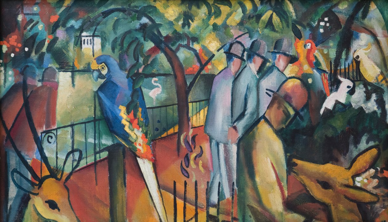 Zoologisk hage av August Macke