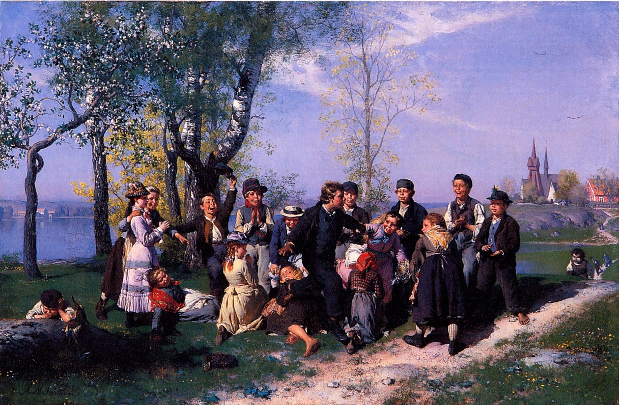 Vev kalveskinn av August Malmström